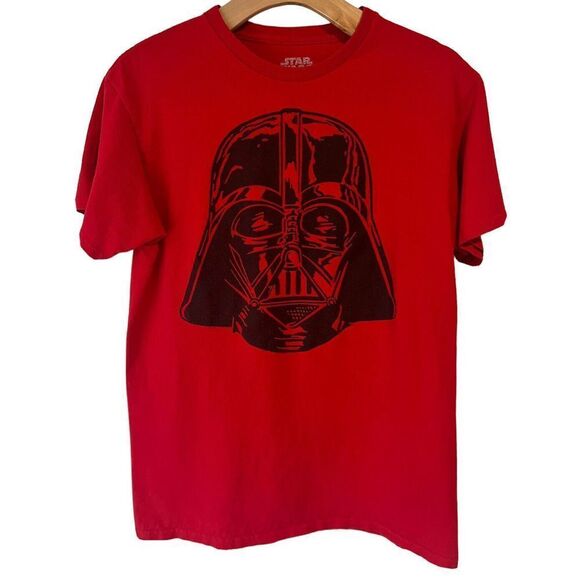 Star Wars Shirt Mens Medium Red Short Sleeve Darth Vader Fifth Sun Tee Shirt - Picture 1 of 8